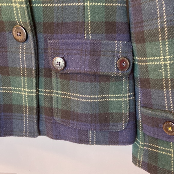 American Eagle Outfitters Plaid (Removable) Hooded Pea Coat - Picture 9 of 16